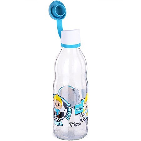 Бутылочка для жидкости стекло 0,5 л Mayer&Boch (х24)ЦВЕТ В АССОРТИМЕНТЕ (80551)