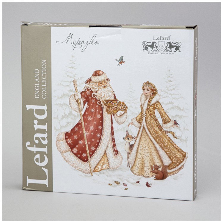 Тарелка обеденная lefard "морозко" 26 см  Lefard (85-2057)