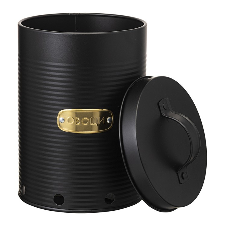 Банка для хранения овощей irmel, 2,5 л, графит (78385)