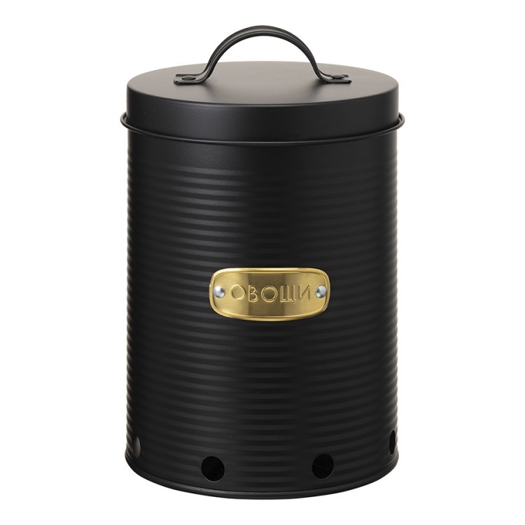 Банка для хранения овощей irmel, 2,5 л, графит (78385)