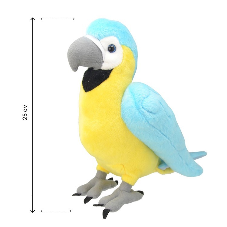 Мягкая игрушка Попугай Ара, 27 см (K8186-PT)