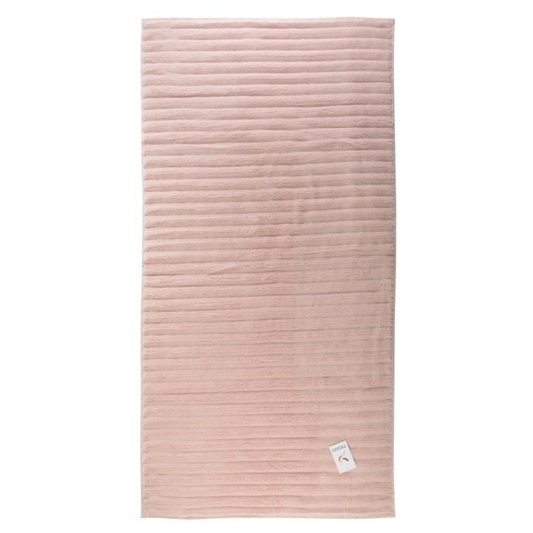Полотенце банное waves цвета пыльной розы из коллекции essential, 70х140 см (63097)