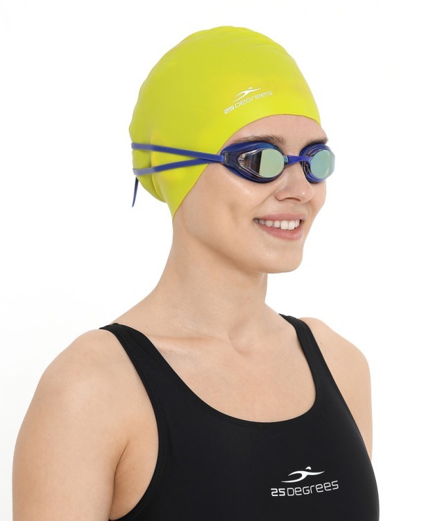 БЕЗ УПАКОВКИ Очки для плавания 25Degrees Turbo Mirror Navy (2104462)