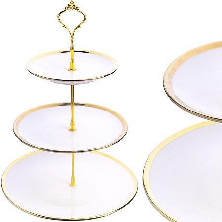 Конфетница 3ярус 15-20-25см фарфор LR (60013) Конфетница 3ярус 15-20-25см фарфор LR (60013)