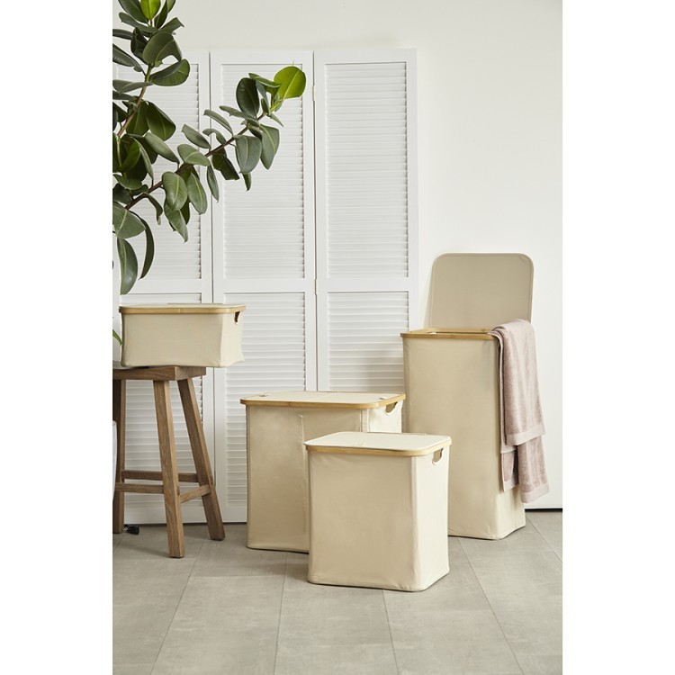 Корзина для белья neat tall, 41х35х74 см, молочная (77870)