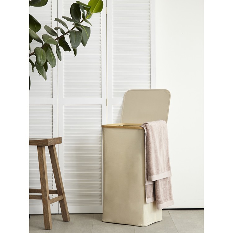 Корзина для белья neat tall, 41х35х74 см, молочная (77870)