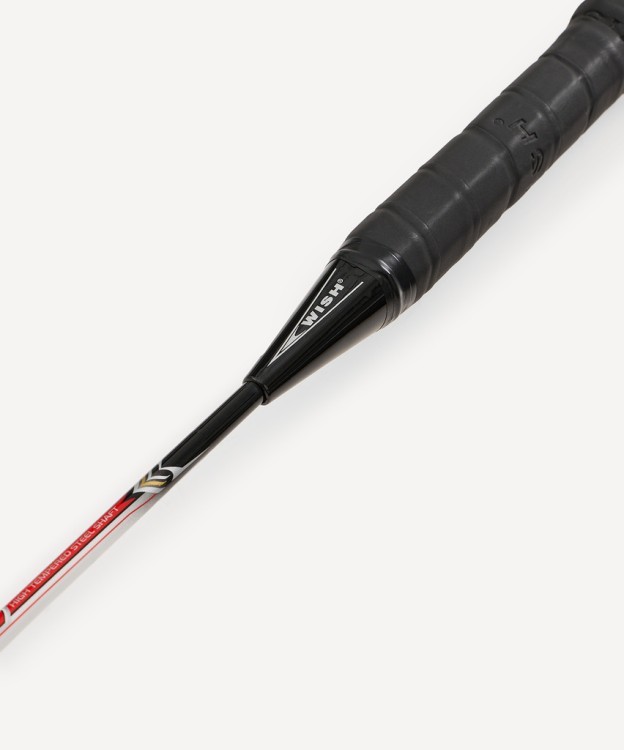 Набор для бадминтона WISH Steeltec 9, 2 ракетки, белый/красный (1585197)