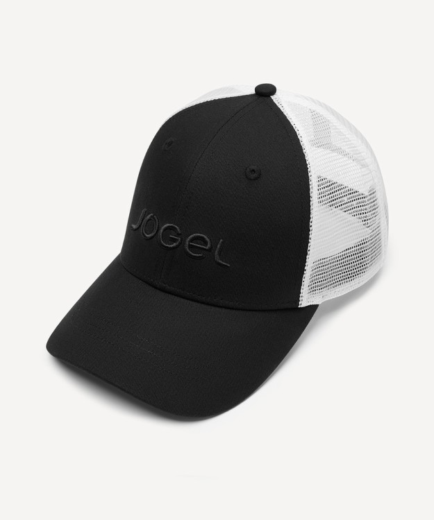 Бейсболка JOGEL Essential Mesh Cap, черный/белый (2134017)