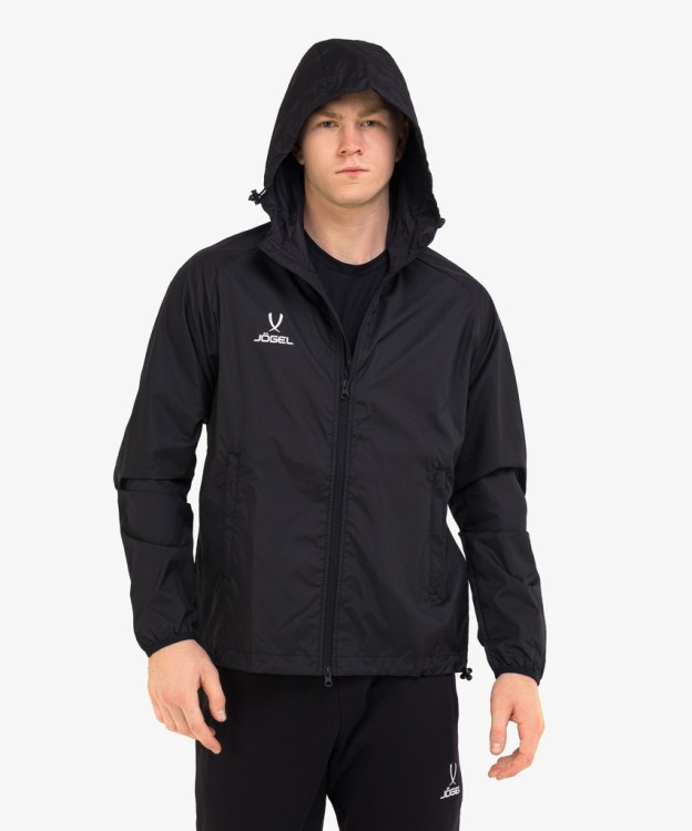 Куртка ветрозащитная JÖGEL CAMP Rain Jacket, черный (2095808) Куртка ветрозащитная JÖGEL CAMP Rain Jacket, черный (2095808)