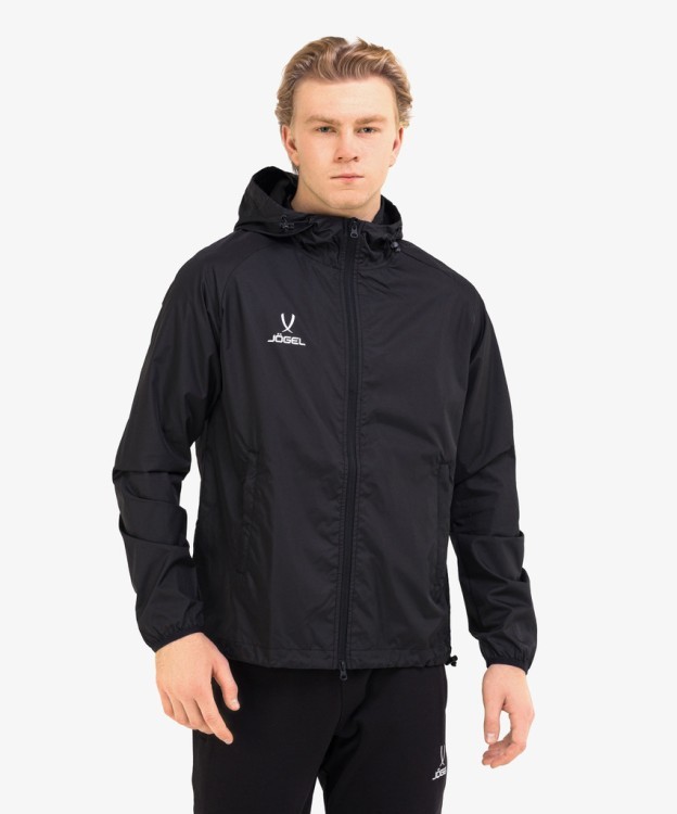 Куртка ветрозащитная JÖGEL CAMP Rain Jacket, черный (2095804) Куртка ветрозащитная JÖGEL CAMP Rain Jacket, черный (2095804)