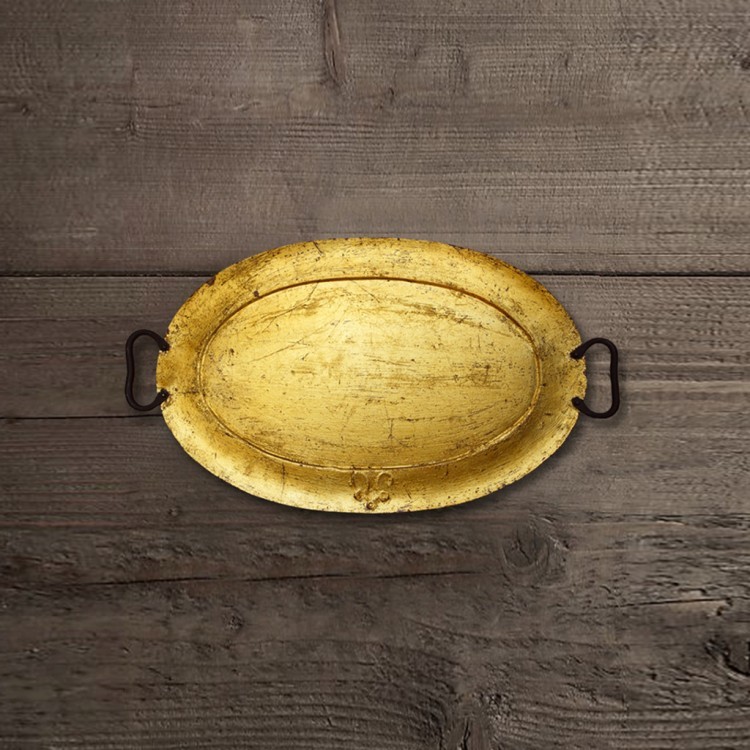 Поднос TR-05, Металл, Antique gold, ROOMERS TABLEWARE