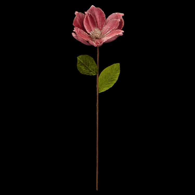Цветок искусственный "магнолия" длина=60 см. ширина=16 см. Lefard (213-201)