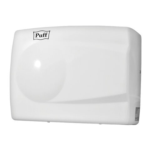 Сушилка для рук PUFF-8828W, 1500 Вт, металлическая, белая, 1401.333/600796 (1) (96528)