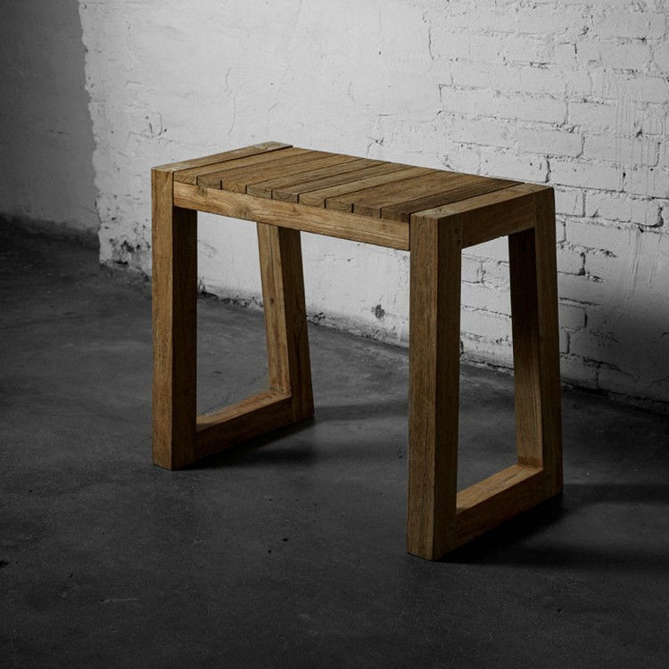 Консоль BELLA 7CSBL090040075, массив тикового дерева, Natural grey, ROOMERS FURNITURE Консоль BELLA 7CSBL090040075, массив тикового дерева, Natural grey, ROOMERS FURNITURE