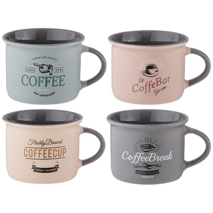 Набор кружек из 4 шт "coffee" 160 мл Lefard (260-953)