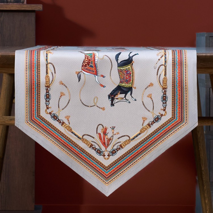 Дорожка "passage" 45х145см, 100% хлопок,твил c пропиткой, серый Lefard (850-761-3)