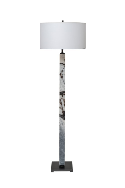 Торшер плафон цвет белый Н.166см (TT-00016370)