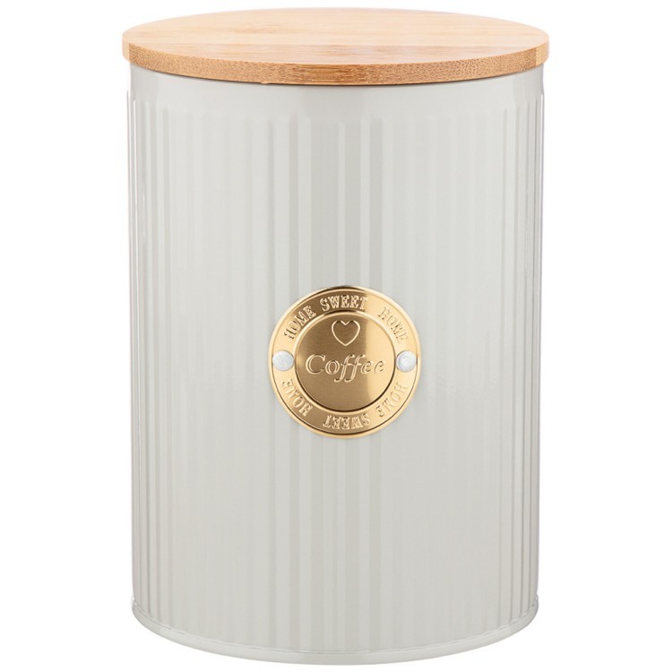 Емкость для сыпучих продуктов agness "majesty" "кофе" 1,3 л диаметр=11 см высота=15 см Agness (790-208)