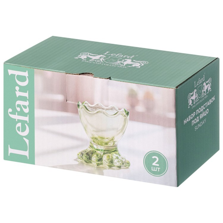 Набор подставок под яйцо "sunday", 2 шт/6,5*6,5 см Lefard (355-437)