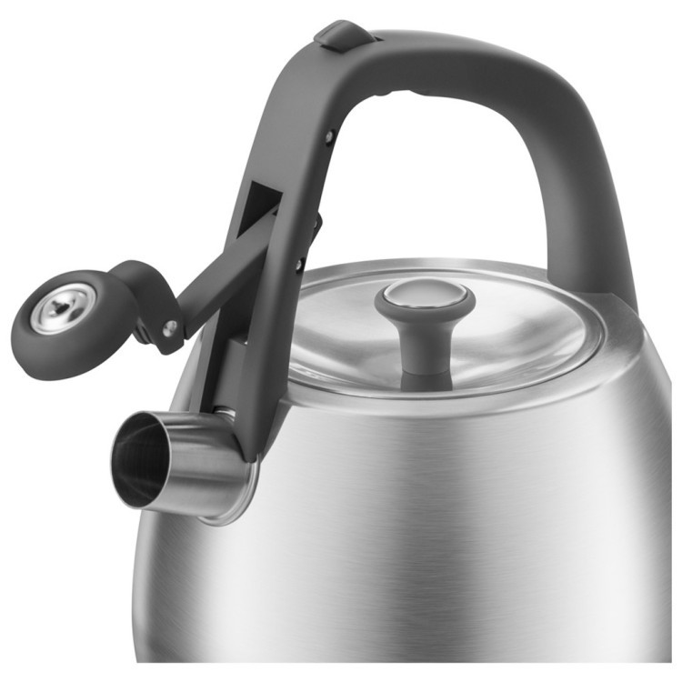 Чайник agness со свистком 2,5л, термоаккумулирующее дно, 304 сталь, индукция Agness (948-1004)