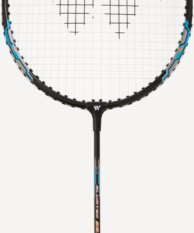 Набор для бадминтона WISH Alumtec 327, 2 ракетки, 2 волана, оранжевый/синий (1585198)