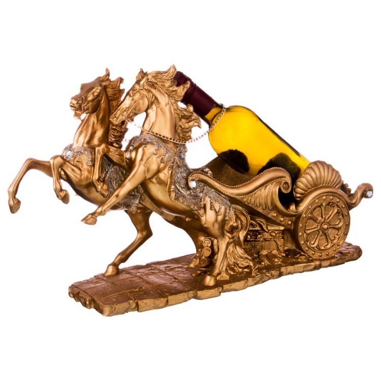 Подставка под бутылку "колесница" 51*14,5*28,5 см. серия "махараджи" Lefard (146-1388)
