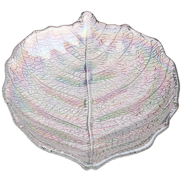 Блюдо "luster leaf" rainbow 28см без упаковки (мал 6шт) АКСАМ (339-110)