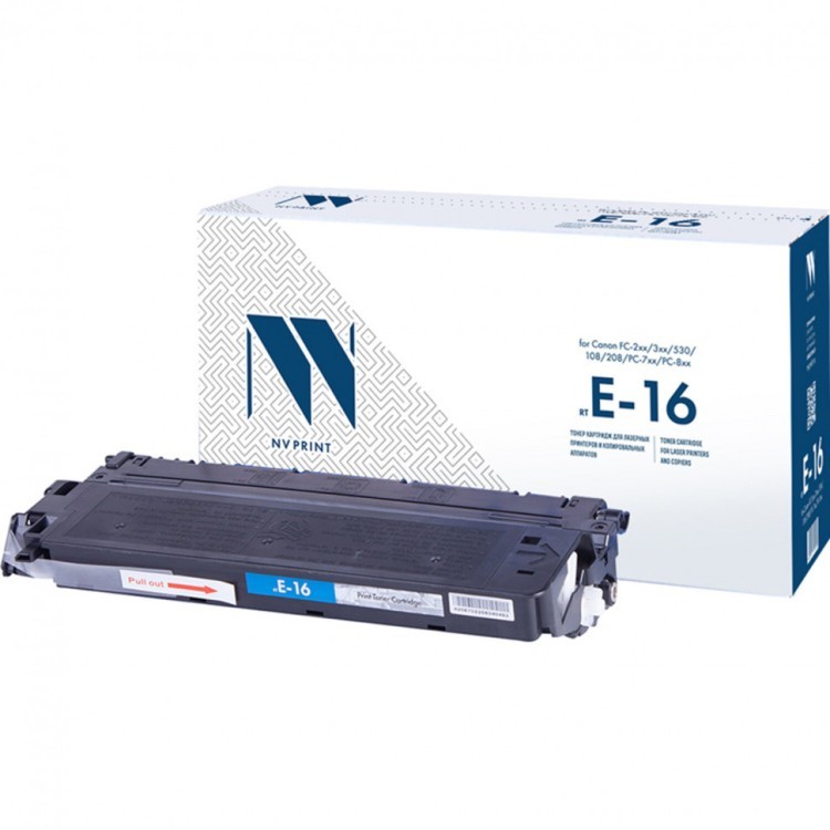 Картридж лазерный NV PRINT (NV-E16) для CANON FC-108/128/PC750/880 361198 (1) (89826)
