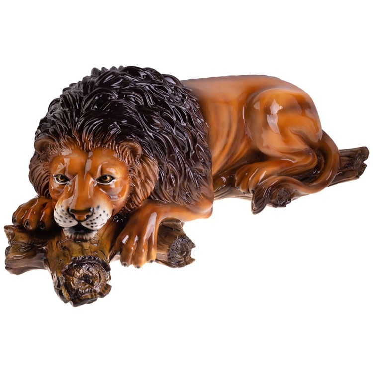 Декоративное изделие "лев на коряге" 95*40 см. высота=36 см. Ceramiche Boxer (293-080)