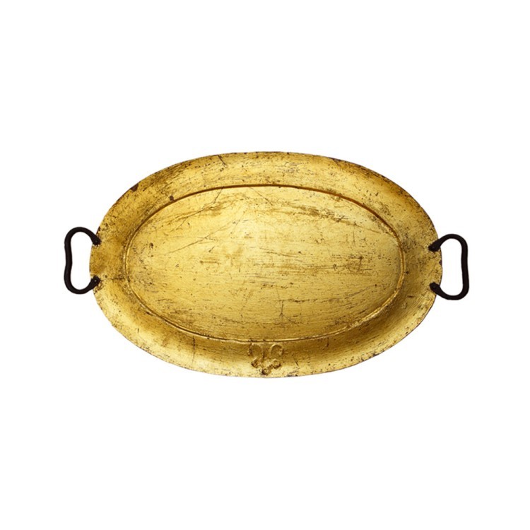 Поднос TR-04, металл, Antique gold, ROOMERS TABLEWARE