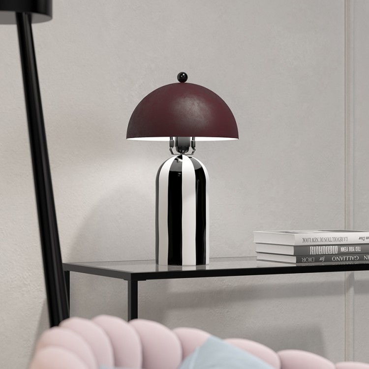 Светильник настольный anniken, D25х38 см, сливовый (76516)