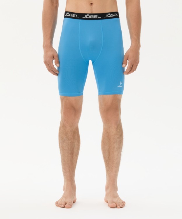 Шорты компрессионные JOGEL CAMP PerFormDRY Tight Short, голубой/белый (2125169)