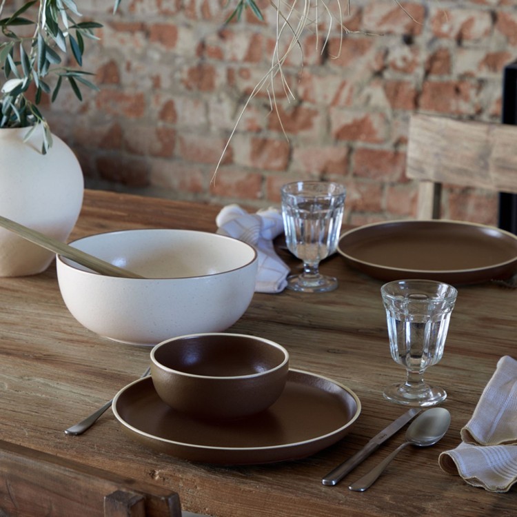Тарелка SOP271-CHO(SOP271-01018W), 27.5, керамика, CHOCOLATE-LATTE, CASAFINA BY COSTA NOVA Тарелка SOP271-CHO(SOP271-01018W), 27.5, керамика, CHOCOLATE-LATTE, CASAFINA BY COSTA NOVA