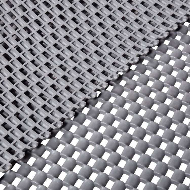 Противоскользящий коврик ПВХ Vortex Шашки 4,5 мм 0,9х10 м серый 24071 (63328)