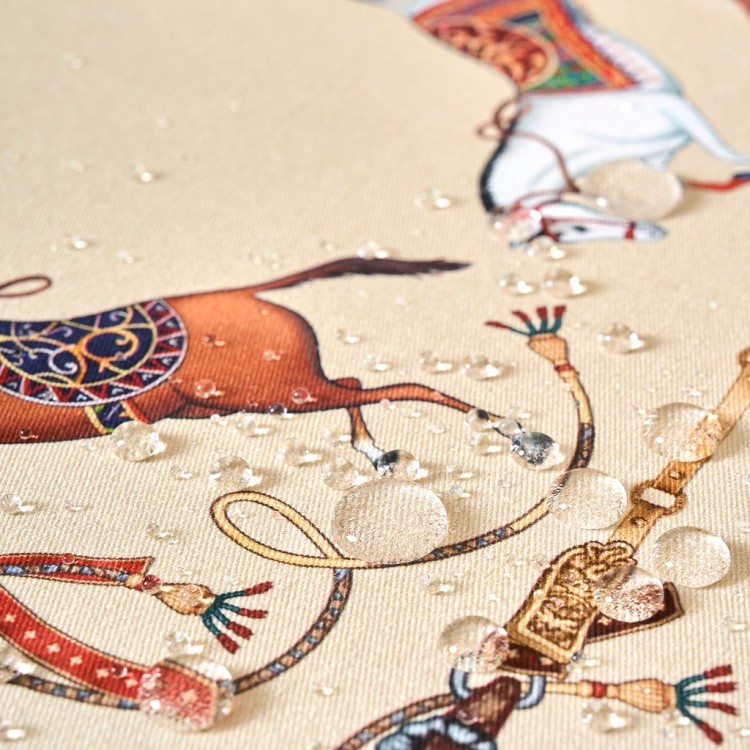 Скатерть овальная "passage"160х220см ,бежевый, 100% хлопок,твил, пропитка Lefard (850-758-41)