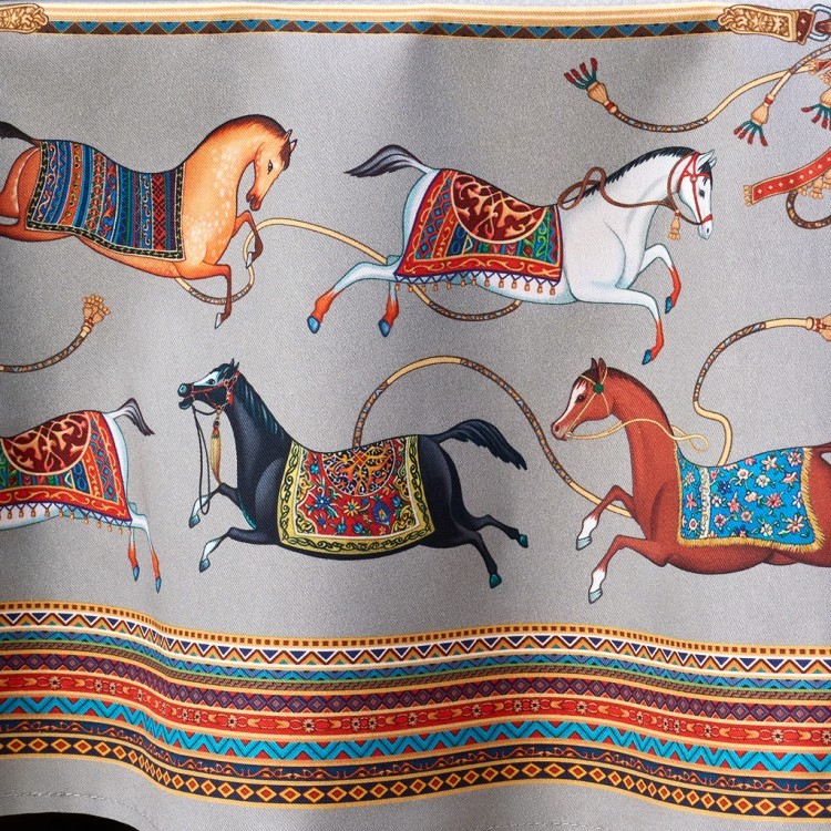 Скатерть круглая  "passage" ,d220см, 100% хлопок,твил c пропиткой, серый Lefard (850-761-26)