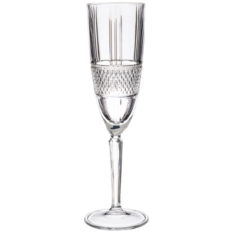 Набор бокалов "brillante" для шампанского из 6 шт 190мл высота=23 см. RCR (305-640)