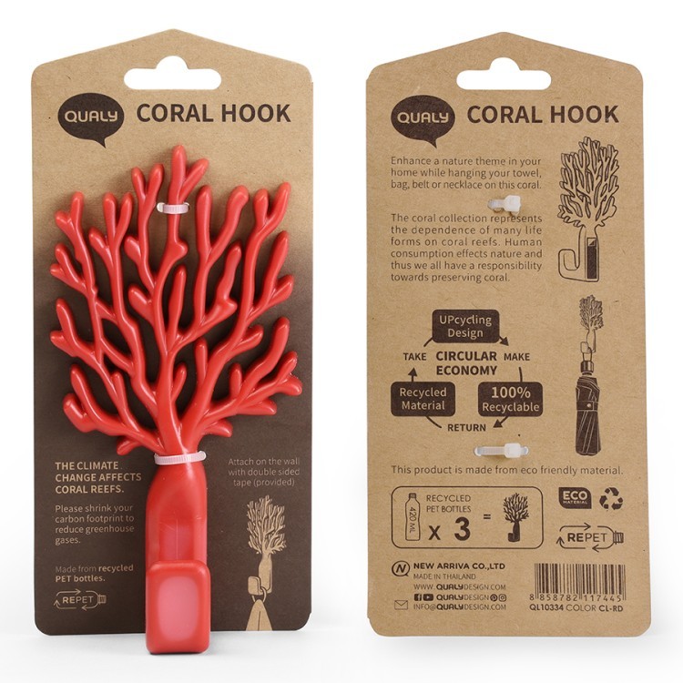 Крючок coral, красный (68795)