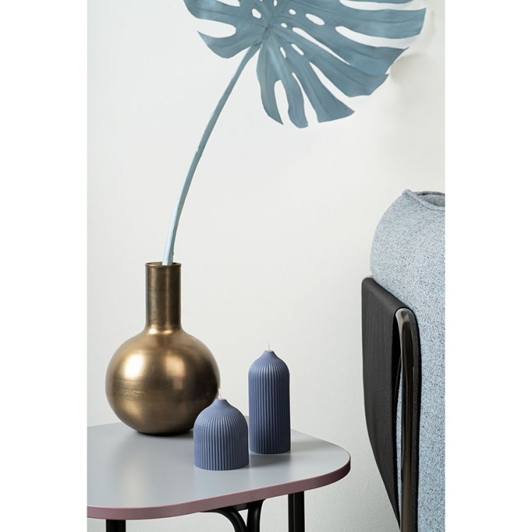 Свеча декоративная синего цвета из коллекции edge, 16,5 см (73483)