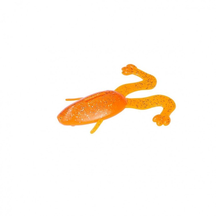 Лягушка Helios Crazy Frog 2,36"/6,0 см, цвет Orange & Sparkles 10 шт HS-22-022 (77943)