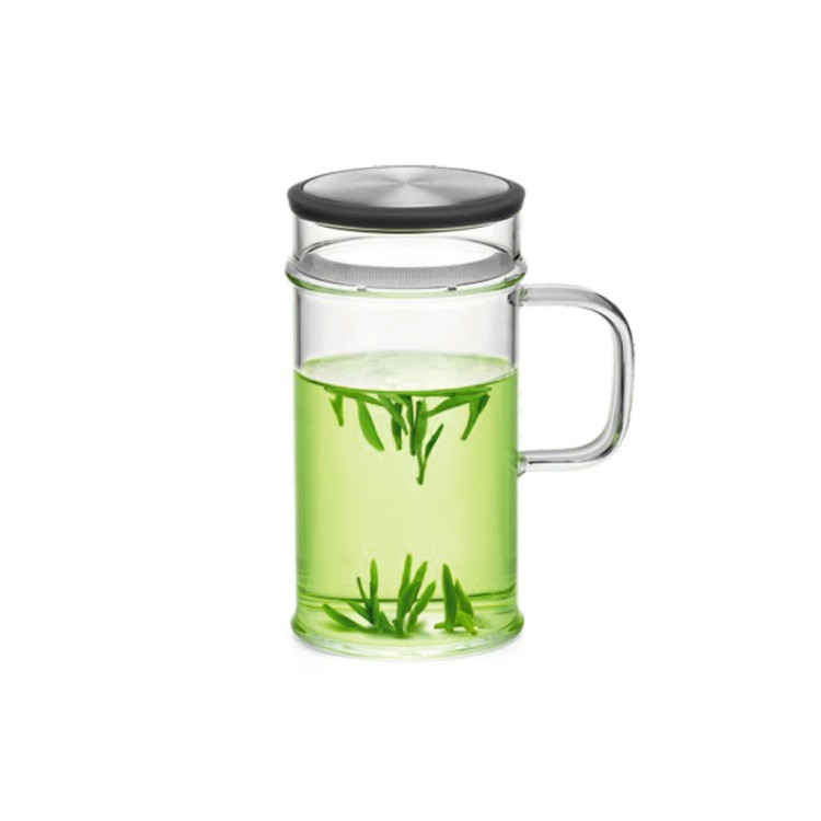 Чайник LC'003AСНЯТО, Боросиликатное стекло, металл, clear/chrom, SAMADOYO