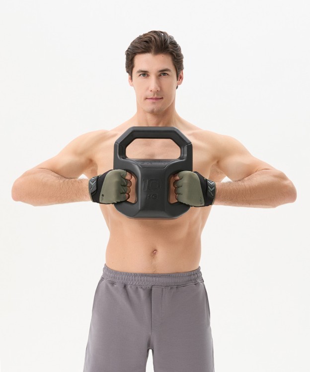 Перчатки для фитнеса Starfit WG-204, черный/хаки (2119246) Перчатки для фитнеса Starfit WG-204, черный/хаки (2119246)