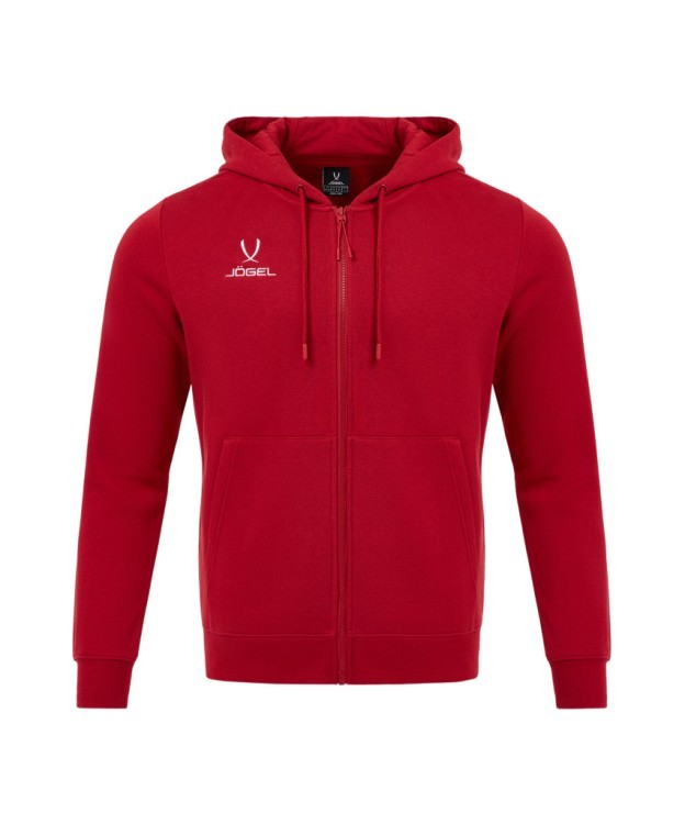 Худи JOGEL ESSENTIAL Fleece Zip Hoodie, темно-красный (2119510)
