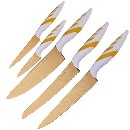 Набор ножей 5 пр на подставке сил/р МВ (22715)