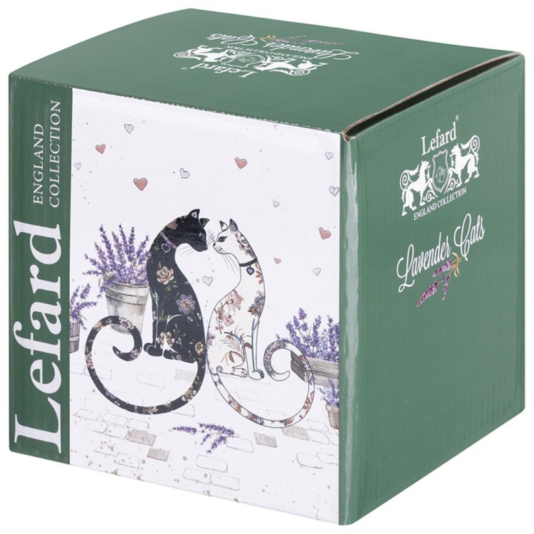 Кружка lefard "лавандовые коты" 330 мл Lefard (425-177)