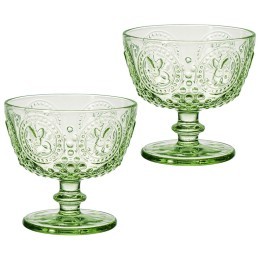 Набор креманок "sunday" green 2шт/11*11*10,5 см Lefard (355-447)