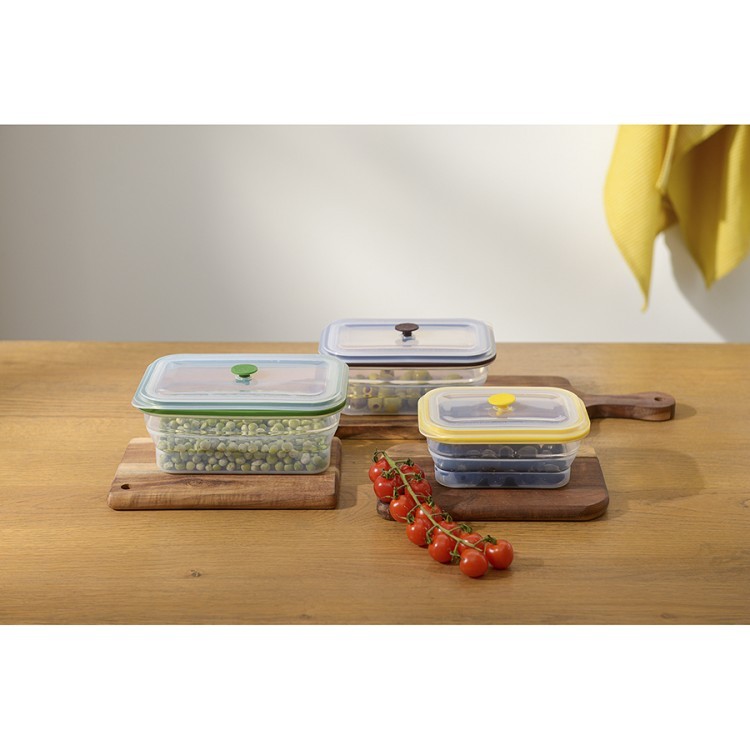 Контейнер для переноски и хранения силиконовый прямоугольный складной silikobox, 900 мл, темно-сливовый (74703) Контейнер для переноски и хранения силиконовый прямоугольный складной silikobox, 900 мл, темно-сливовый (74703)