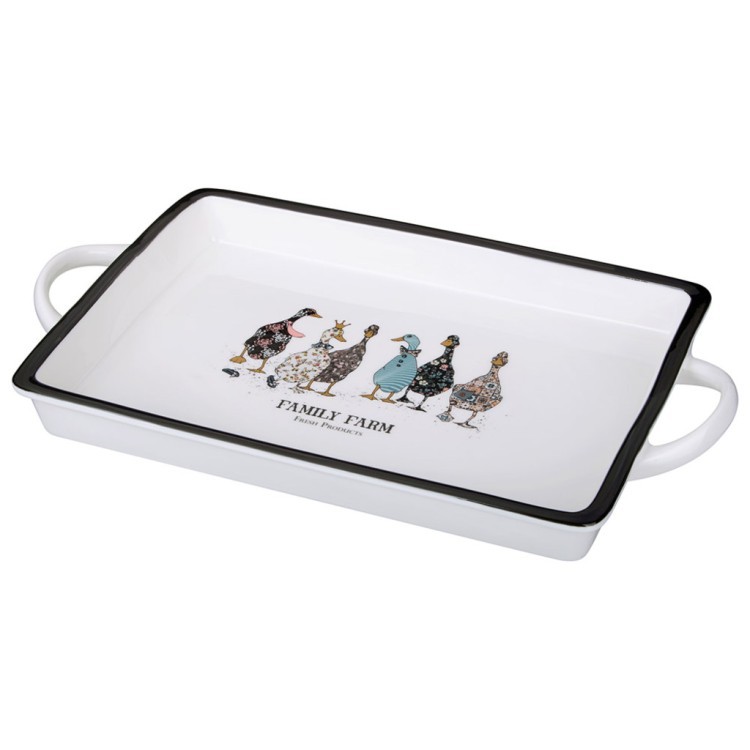 Блюдо с ручками lefard "family farm" прямоуг. 35,5*20*4 см Lefard (263-1406)