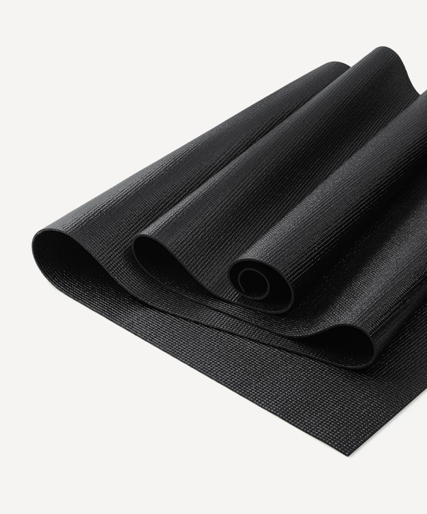 Коврик для йоги и фитнеса STARFIT FM-101, PVC, 183x61x0,3 см, черный (2104792) Коврик для йоги и фитнеса STARFIT FM-101, PVC, 183x61x0,3 см, черный (2104792)
