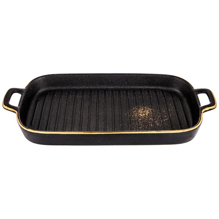 Блюдо прямоугольное с ручками bronco "midnight gold" 28*14,5*3 см Bronco (42-367) Блюдо прямоугольное с ручками bronco "midnight gold" 28*14,5*3 см Bronco (42-367)